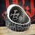 Borka Blades Silver Skull Who Dares Wins Ring Size 9