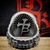 Borka Blades Silver Skull Who Dares Wins Ring Size 9