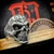 Borka Blades Silver Good vs Evil Skull Ring Size 9