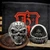 Borka Blades Silver Good vs Evil Skull Ring Size 11