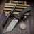 Microtech Amphibian Ram-Lok S/E Stonewash Carbon Fiber Slab w/Flamed Ti Accent Marfione Select 137RL-10MS12 by EDC Lifestyle