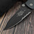 Microtech Lightfoot LCC Double Action Carbon Fiber Black Serrated S30V S/N 7977 - Preowned
