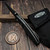 Microtech Lightfoot LCC Double Action Carbon Fiber Black Serrated S30V S/N 7977 - Preowned