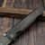 Microtech CMTX5 Auto Green Canvas Green Serrated S/N 7977 - Preowned