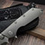 Marfione Titanium DOC Stonewash, Illuminating Bade Insert, Blue Ti Back Strap S/N 042 - Preowned