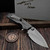 Marfione Titanium DOC Stonewash, Illuminating Bade Insert, Blue Ti Back Strap S/N 042 - Preowned