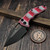 Heretic Medusa Auto Candy Cane G10 3.0" T/E DLC H011-6A-CANDY by EDC Lifestyle