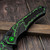 Heretic UV Toxic Magma Pariah Auto Drop Point H048-MAG-TX - Preowned
