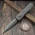 Microtech Dirac Delta Natural Clear D/E Full Serrated Apocalyptic 227-12APNC S/N 14280 - Preowned