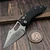 Microtech Stitch Auto Black S/E Stonewash 169-10 - Preowned S/N 15868