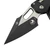 Microtech Stitch Ram-Lok Black Aluminum 3.7" S/E 169RL-1