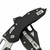 Microtech Stitch Ram-Lok Black Aluminum 3.7" S/E 169RL-1