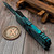 Microtech Combat Troodon Gen III Cerakote CEL Turquoise 4" D/E Standard Cerakote CEL Turquoise 1142-1TQCOMICS