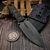 Microtech SBD Fixed Blade 2 Saints Handle 4.37" DLC Full Serrated 201-3DLCCFS by EDC Lifestyle