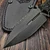 Microtech SBD Fixed Blade 2 Saints Handle 4.37" DLC Full Serrated 201-3DLCCFS
