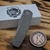 BergBlades Mini Alpha Frame Lock Dark Stonewash Ti 3.1" S90V Dark Stonewash