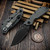 Strider SMF Titanium DGG Double Gunner Grip 4" Black Oxide Spearpoint by EDC Lifestyle