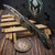 Heretic Custom Koschei S/E Baker Forge Copper Shim Stainless Damascus Chemtina Copper Scales DLC HW Manual Crossbar Lock