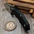 Heretic Martyr Manual Black Button Lock Flipper 3.5" T/E Stonewash H057-2A