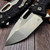 Heretic Martyr Manual Black Button Lock Flipper 3.5" T/E Stonewash H057-2A