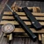 MICROTECH HALO III BLACK 4" CLIP POINT STONEWASH MARFIONE SELECT 1250-10MS1