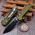 Microtech LUDT Ram-Lok OD Green Frag 3.40" T/E Black 1136RL-1FROD By Edc Lifestyle