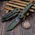 Microtech LUDT Gen III Smooth Handle OD Green/Tan black Splatter T/E 3.5" 1136S-1ODTABKSPLS by EDC Lifestyle