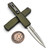 Microtech Ultratech ZBP OD Green Bayonet 3.5" Stonewash - Zero Blade Play 1120-10OD
