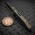 MICROTECH SOCOM RAM-LOK BRONZED STONEWASH CLIP POINT ANTIQUE DENIM SLAB SIDE TITANIUM W/BRONZE TI ACCENT MARFIONE SELECT 160RLS-13MS3