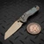 Microtech MSI Ram-Lok Mini Frag Antique Denim Titanium 3.10" Bronzed Stonewash Bronze Ti Accent Marfione Select 210M-13FRMS6