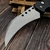 Reese Weiland Custom Knives Hawkbill Gen 2 Black Aluminum 3.5" Satin Chisel Grind