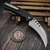 Reese Weiland Custom Knives Hawkbill Gen 2 Black Aluminum 3.5" Satin Chisel Grind by EDC Lifestyle
