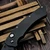 Reese Weiland Custom Knives Hawkbill Gen 2 Concept Black Aluminum 3.5" DLC Chisel Grind