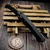 Reese Weiland Custom Knives Hawkbill Gen 2 Concept Black Aluminum 3.5" DLC Chisel Grind