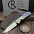 Chris Reeve Small Sebenza 31 Unique Graphic Magnacut Drop Point Triple Mosaic Opal HW S31-1408-1192  - Preowned