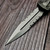 Microtech Dirac Natural Clear D/E Stonewash Partial Serrated 225-11NC S/N 21913 - Preowned