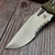 Microtech Amphibian Ram-Lok Fluted Tan G-10 S/E Stonewash Partial Serrated 137RL-11FLGTTA - Preowned