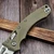 Microtech Amphibian Ram-Lok Fluted Tan G-10 S/E Stonewash Partial Serrated 137RL-11FLGTTA - Preowned