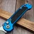 Microtech LUDT Blue T/E Partial Serrated Apocalyptic 1136-11APBL S/N 59048 - Preowned