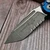 Microtech LUDT Blue T/E Partial Serrated Apocalyptic 1136-11APBL S/N 59048 - Preowned