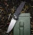 Pro-Tech Knives TR-3 Integrity Black Topographic Texture 3.35" Stonewash INT1105-TOPO