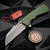 Attn 2 Detail Delta Gen 4 Green Frag Shipwreck Ti 3.5" Sheepsfoot A2D by EDC Lifestyle