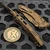Microtech Amphibian Mini Ram-Lok Plague Outbreak Aluminum 3.25" S/E 137MRL-1PLOBS