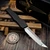 MARFIONE CUSTOM HALO III BLACK 4" TANTO EDGE MIRROR POLISH W/ BRONZE ACCENT 1251-STMPBKNCBZ-MCK by EDC Lifestyle
