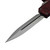 Microtech UTX-70 Gen IV Merlot 2.5" D/E Stonewash 11474-10MR
