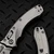 Microtech Amphibian Mini Ram-Lok Slab Titanium 3.25" S/E Stonewash Partial Serrated Bronze Ti Accent Marfione Select 137MRL-11MS1