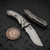 Microtech Amphibian Mini Ram-Lok Frag Titanium 3.25" S/E Stonewash Partial Serrated Bronze Ti Accent Marfione Select 137MRL-11FRMS1 by EDC Lifestyle