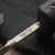 Bastinelli Knives Ventilation Blood Red Knurled Handle, Satin Spike
