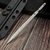 Bastinelli Knives Ventilation Blood Red Knurled Handle, Satin Spike