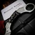 Bastinelli Knives Slim Back Black Tsuka Wrap Bronze Snake Menuki Prototype Karambit